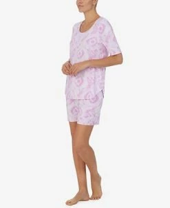 Ellen Tracy Women's Bermuda Pajama Set, Set Of 2 8 Ellen Tracy Women's Bermuda Pajama Set, Set Of 2 -White Mark Shop 21398313 fpx