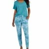 Alfani Women's Pajama Top & Space-Dyed Essential Jogger Pants, Created For Macy's