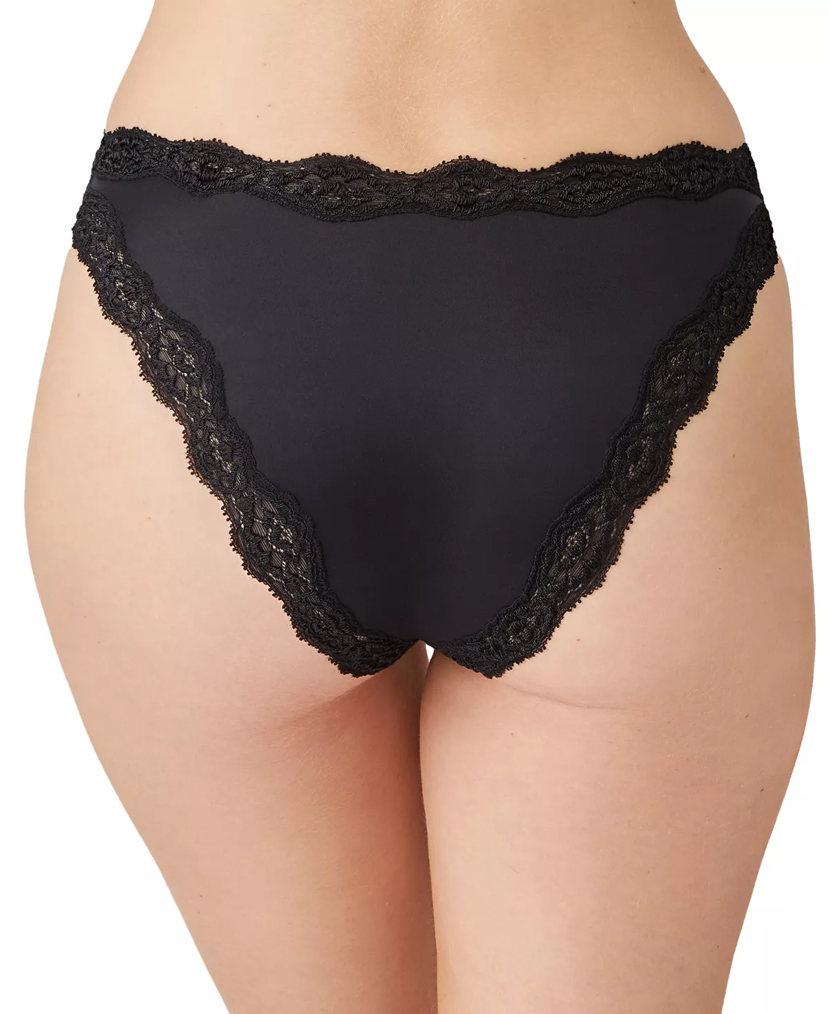 Wacoal Softly Styled High-Leg Lace-Trim Bikini Underwear 841301 3 Wacoal Softly Styled High-Leg Lace-Trim Bikini Underwear 841301 - Image 3