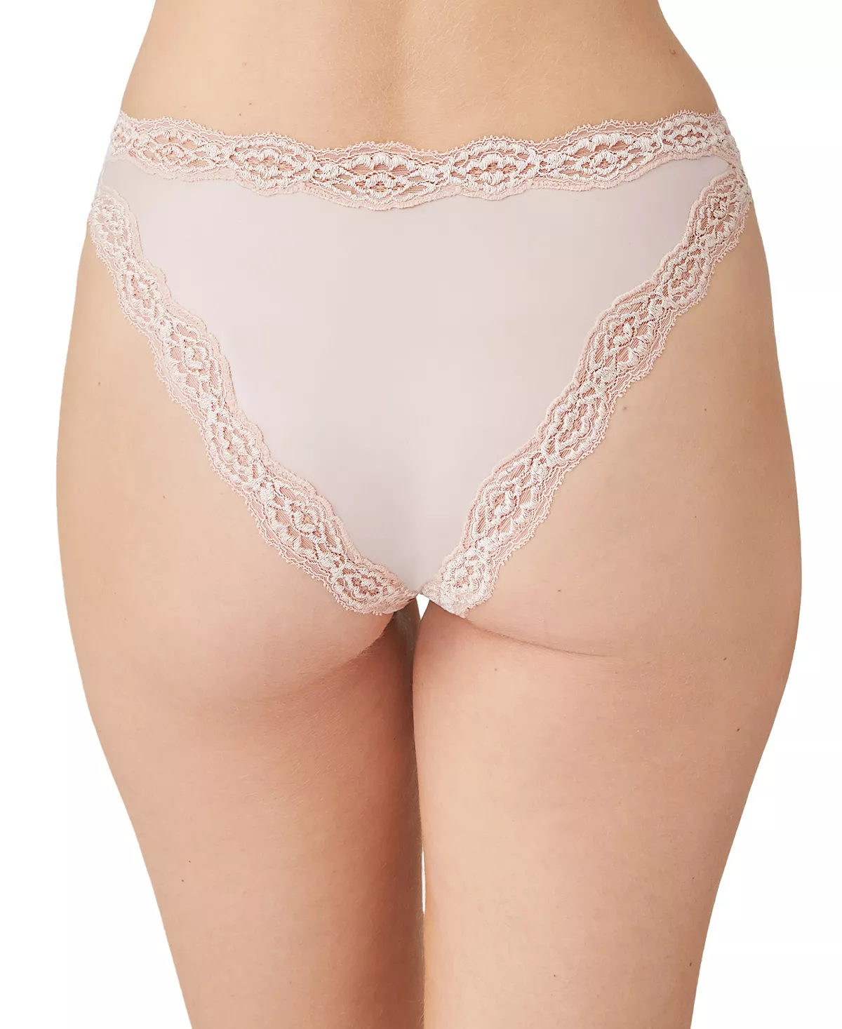 Wacoal Softly Styled High-Leg Lace-Trim Bikini Underwear 841301 2 Wacoal Softly Styled High-Leg Lace-Trim Bikini Underwear 841301 - Image 2