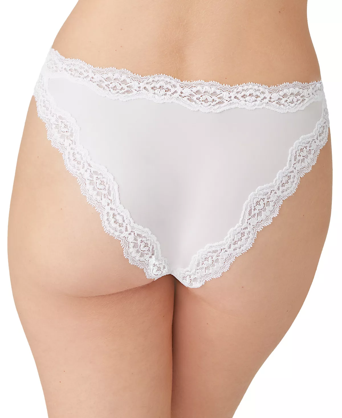 Wacoal Softly Styled High-Leg Lace-Trim Bikini Underwear 841301 4 Wacoal Softly Styled High-Leg Lace-Trim Bikini Underwear 841301 - Image 4