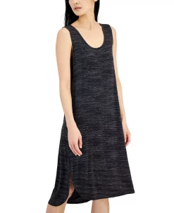 Alternative view of Alfani Women's Side Slit Chemise Nightgown, Created For Macy's