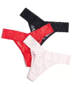INC International Concepts Women's 3-Pk. Lace Thong Underwear, Created For Macy's -White Mark Shop 21477816 fpx