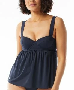 Michael Kors Women's Baby Doll Tankini Top
