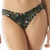 Vince Camuto Women's Printed Shirred Cheeky Bikini Bottoms