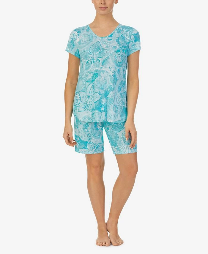 Ellen Tracy Women's Boxer Short Sleeves Pajama Set, 2 Piece 1 Ellen Tracy Women's Boxer Short Sleeves Pajama Set, 2 Piece