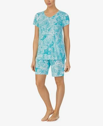 Ellen Tracy Women's Boxer Short Sleeves Pajama Set, 2 Piece 3 Ellen Tracy Women's Boxer Short Sleeves Pajama Set, 2 Piece - Image 3