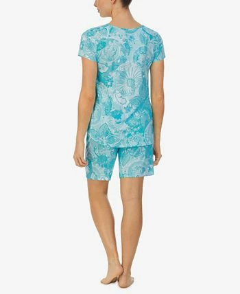 Ellen Tracy Women's Boxer Short Sleeves Pajama Set, 2 Piece 2 Ellen Tracy Women's Boxer Short Sleeves Pajama Set, 2 Piece - Image 2