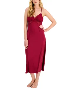 INC International Concepts Lace Long Nightgown, Created For Macy's