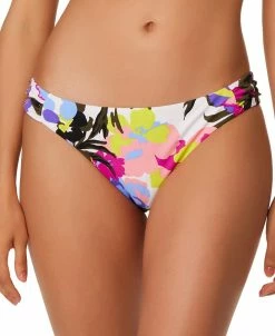 Bar III Women's Paradise Garden Tab-Side Hipster Bikini Bottoms, Created For Macy's