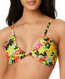 Bar III Women's Floral Chic Convertible Bikini Top, Created For Macy's 13 Bar III Women's Floral Chic Convertible Bikini Top, Created For Macy's -White Mark Shop 21596899 fpx