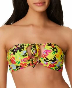 Bar III Women's Floral Chic Convertible Bikini Top, Created For Macy's 12 Bar III Women's Floral Chic Convertible Bikini Top, Created For Macy's -White Mark Shop 21596913 fpx