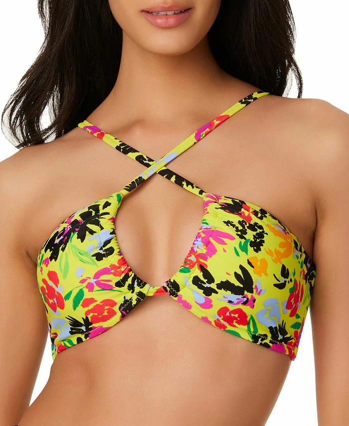Bar III Women's Floral Chic Convertible Bikini Top, Created For Macy's 1 Bar III Women's Floral Chic Convertible Bikini Top, Created For Macy's