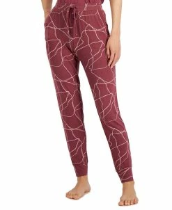 Alfani Women's Printed Sleep Jogger Pants, Created For Macy's