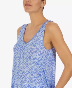 Ellen Tracy Women's Bermuda Sleeveless Pajama Set, 2 Piece -White Mark Shop 21616125 fpx