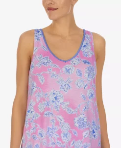 Ellen Tracy Women's Bermuda Sleeveless Pajama Set, 2 Piece -White Mark Shop 21616128 fpx