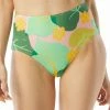 Kate Spade New York Women's Printed High-Waist Bikini Bottoms