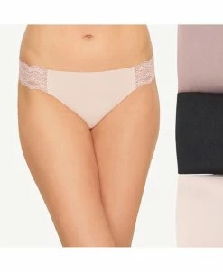 B.TEMPT'D Women's B.Bare 3 Pack Thong Underwear 970367