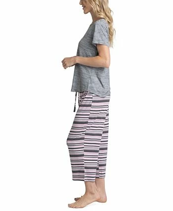 Muk Luks Women's 3-Pc. T-Shirt, Pants & Shorts Pajama Set 3 Muk Luks Women's 3-Pc. T-Shirt, Pants & Shorts Pajama Set - Image 3