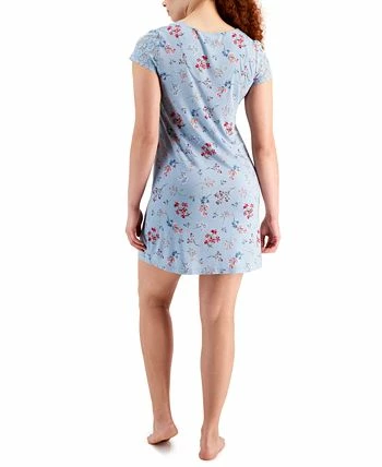Charter Club Women's Lace-Trim Floral Chemise, Created For Macy's 2 Charter Club Women's Lace-Trim Floral Chemise, Created For Macy's - Image 2