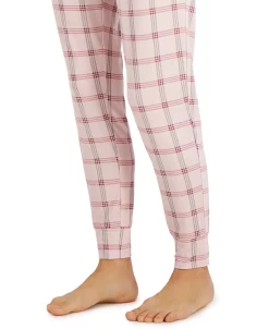 Alfani Women's Printed Sleep Jogger Pants, Created For Macy's 11 Alfani Women's Printed Sleep Jogger Pants, Created For Macy's -White Mark Shop 21750978 fpx