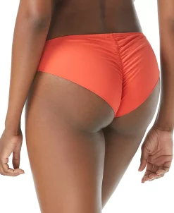 Vince Camuto Riviera Shirred Cheeky Bikini Bottoms -White Mark Shop 21761232 fpx