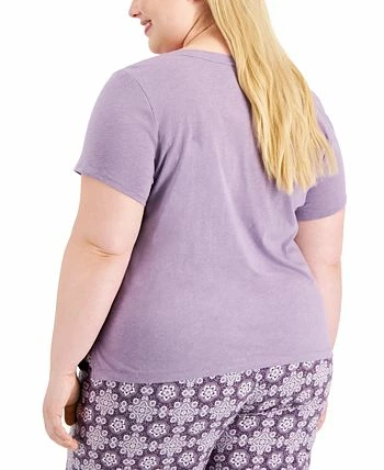 Charter Club Plus Size Sleep T-Shirt, Created For Macy's 2 Charter Club Plus Size Sleep T-Shirt, Created For Macy's - Image 2