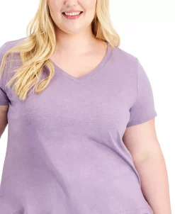 Charter Club Plus Size Sleep T-Shirt, Created For Macy's 6 Charter Club Plus Size Sleep T-Shirt, Created For Macy's -White Mark Shop 21774635 fpx