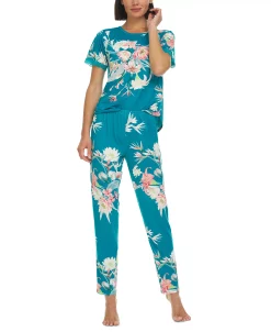 Flora By Flora Nikrooz Women's Jody Crewneck & Pajama Pants Set -White Mark Shop 21854812 fpx