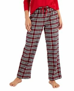 Charter Club Women's Yarn Dyed Flannel Plaid Pajama Pants, Created For Macy's