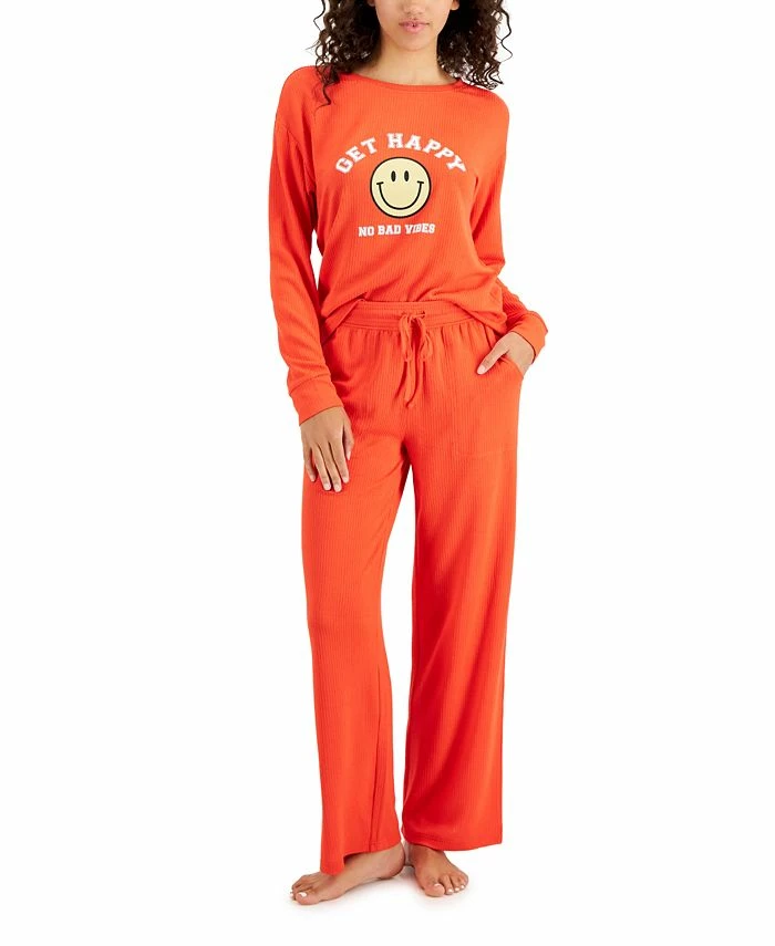 Jenni Women's Cozy Pajama Set, Created For Macy's 1 Jenni Women's Cozy Pajama Set, Created For Macy's