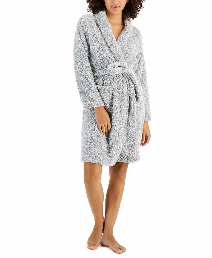 Charter Club Short Shaggy Fleece Robe, Created For Macy's 1 Charter Club Short Shaggy Fleece Robe, Created For Macy's