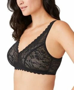 Wacoal Men's Soft Sense Lace Mesh Bralette 810334 -White Mark Shop 21924818 fpx