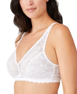 Wacoal Men's Soft Sense Lace Mesh Bralette 810334 -White Mark Shop 21924946 fpx