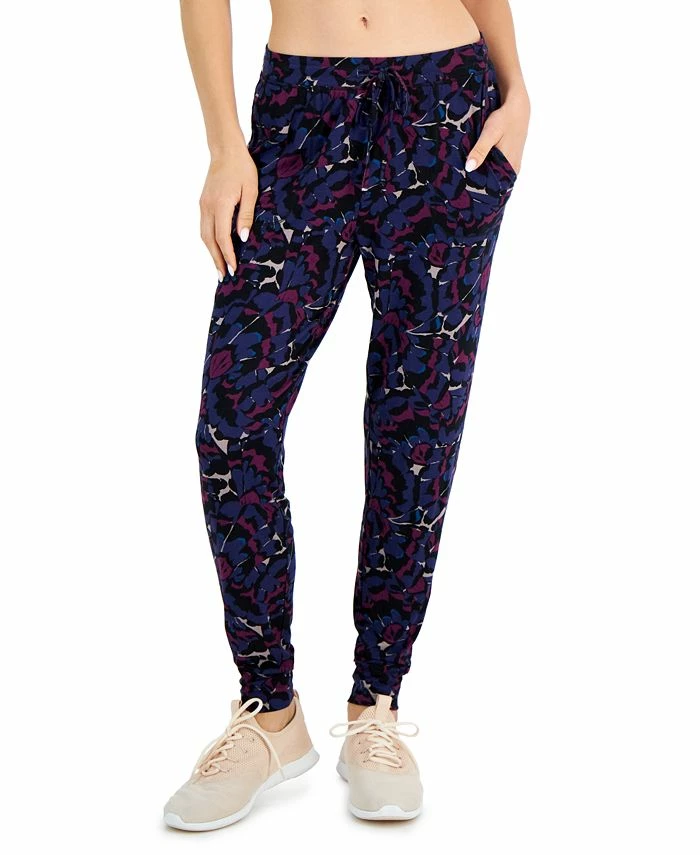 Alfani Women's Printed Jogger Pajama Pants, Created For Macy's 1 Alfani Women's Printed Jogger Pajama Pants, Created For Macy's