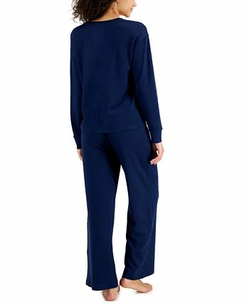 Jenni Women's Cozy Pajama Set, Created For Macy's 2 Jenni Women's Cozy Pajama Set, Created For Macy's - Image 2
