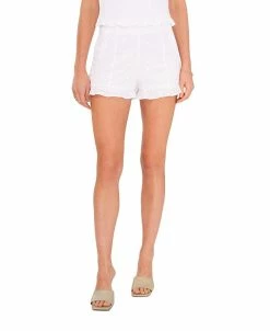 White Mark Shop 30 1.STATE Women's Stitch Front Ruffle Shorts