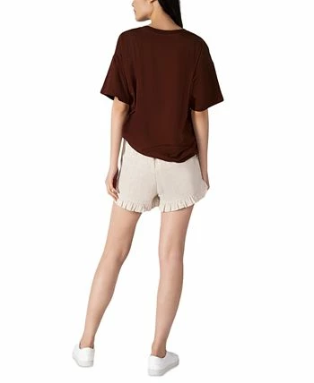 Black Tape Women's Ruffled Pull-On Shorts 2 Black Tape Women's Ruffled Pull-On Shorts - Image 2