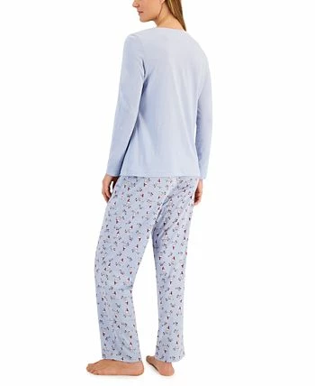 Charter Club Otton Pajama Set, Created For Macy's 2 Charter Club Otton Pajama Set, Created For Macy's - Image 2