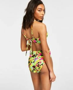 Bar III Women's Floral Chic Convertible Bikini Top, Created For Macy's 11 Bar III Women's Floral Chic Convertible Bikini Top, Created For Macy's -White Mark Shop 22157657 fpx