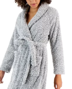 Charter Club Short Shaggy Fleece Robe, Created For Macy's 6 Charter Club Short Shaggy Fleece Robe, Created For Macy's -White Mark Shop 22170512 fpx