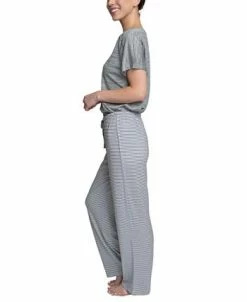 Hanes Women's Relaxed Butter-Knit Short Sleeve Pajama Set 17 Hanes Women's Relaxed Butter-Knit Short Sleeve Pajama Set -White Mark Shop 22171032 fpx