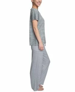 Hanes Plus Size Relaxed Butter-Knit Short Sleeve Pajama Set 14 Hanes Plus Size Relaxed Butter-Knit Short Sleeve Pajama Set -White Mark Shop 22171256 fpx