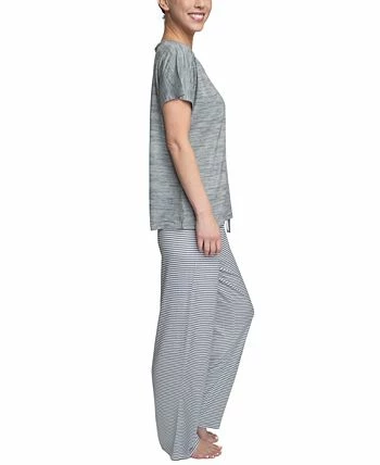 Hanes Plus Size Relaxed Butter-Knit Short Sleeve Pajama Set 5 Hanes Plus Size Relaxed Butter-Knit Short Sleeve Pajama Set - Image 5