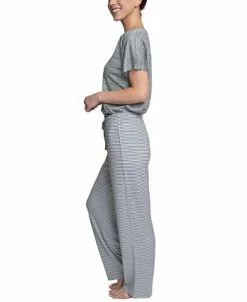 Hanes Plus Size Relaxed Butter-Knit Short Sleeve Pajama Set 17 Hanes Plus Size Relaxed Butter-Knit Short Sleeve Pajama Set -White Mark Shop 22171261 fpx