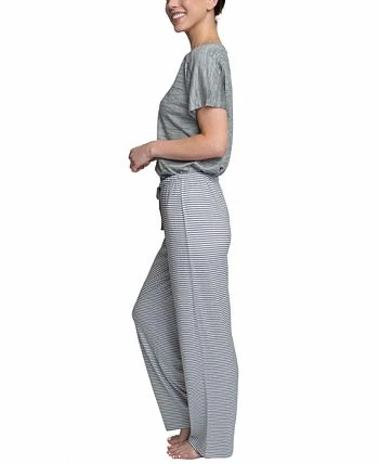 Hanes Plus Size Relaxed Butter-Knit Short Sleeve Pajama Set 8 Hanes Plus Size Relaxed Butter-Knit Short Sleeve Pajama Set - Image 8