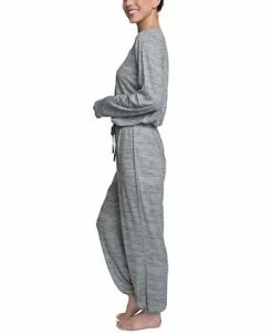 Hanes Plus Size Relaxed Butter-Knit Henley Pajama Set 17 Hanes Plus Size Relaxed Butter-Knit Henley Pajama Set -White Mark Shop 22171322 fpx
