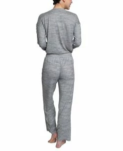 Muk Luks Women's Considered Comfort Lounge Pajama Set 14 Muk Luks Women's Considered Comfort Lounge Pajama Set -White Mark Shop 22171396 fpx