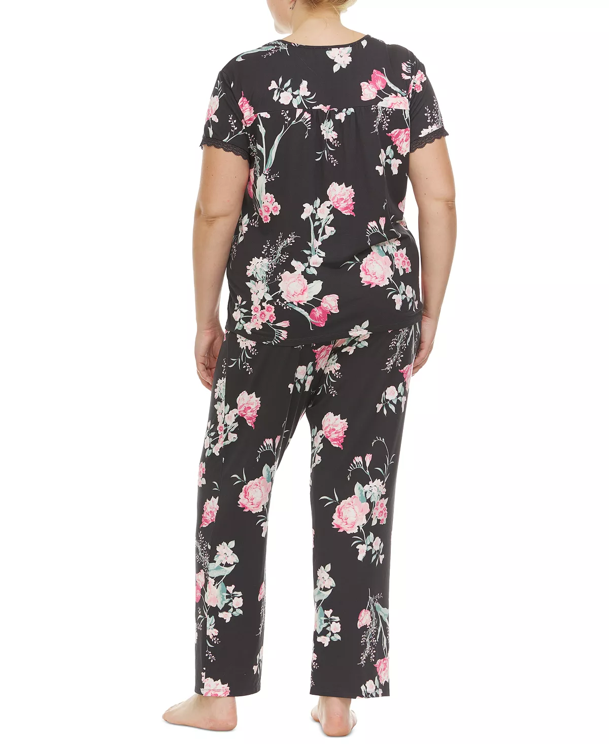 Flora By Flora Nikrooz Plus Size Floral-Print Pajama Set 7 Flora By Flora Nikrooz Plus Size Floral-Print Pajama Set - Image 7