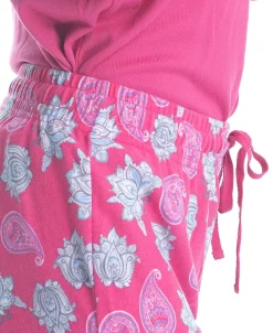 Muk Luks Women's 3/4 Sleeve Top & Boot-Cut Pajama Pants Set 23 Muk Luks Women's 3/4 Sleeve Top & Boot-Cut Pajama Pants Set -White Mark Shop 22224474 fpx